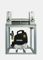 Plegadora neumática para preformar los tejidos de fibra de acero galvanizado, Piegatrice Pneumatica Geosteel de Kerakoll